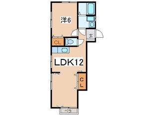 米沢駅 車移動5分  3.4km 2階の物件間取画像